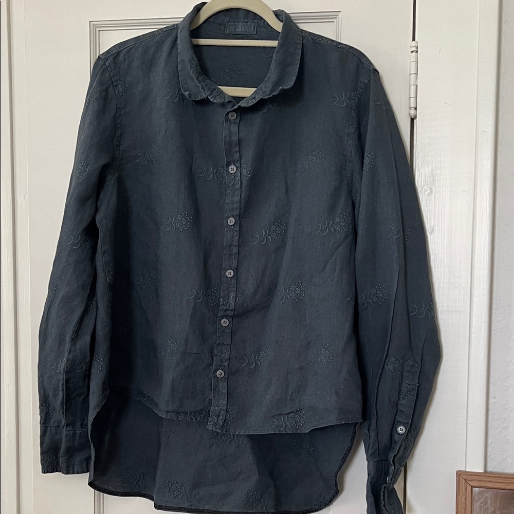 CP Shades linen button down